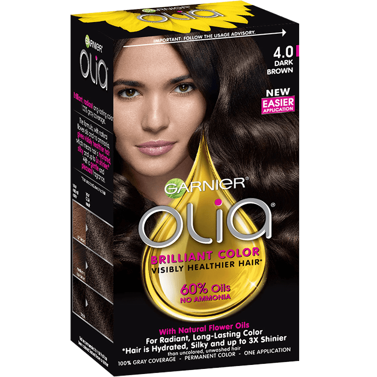 Garnier Olia 4.0 - Dark Brown - Powered Permanent Hair Color